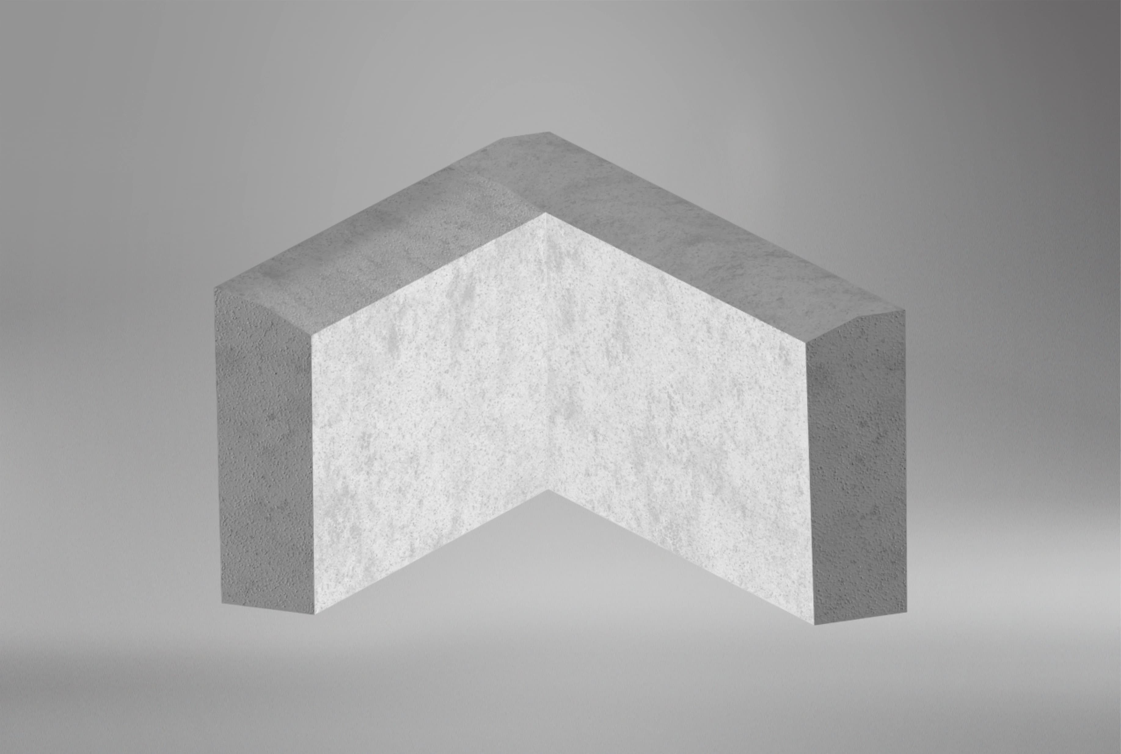 Corner 90° Curbstone